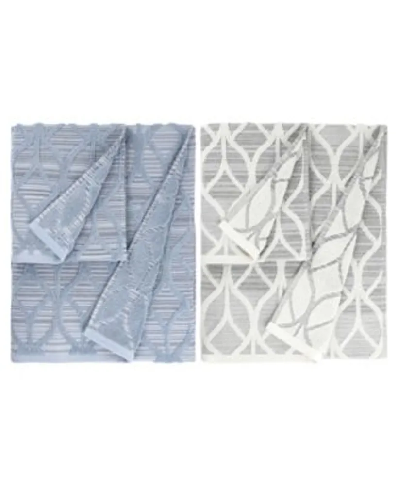 Linum Home Textiles Alev Jacquard Turkish Cotton Towel Set Collection