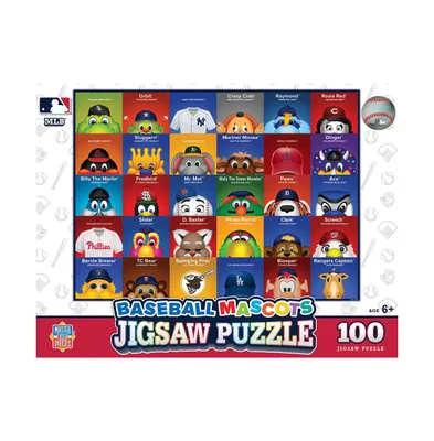 Masterpieces Mlb Mascots 100 Piece Jigsaw Puzzle