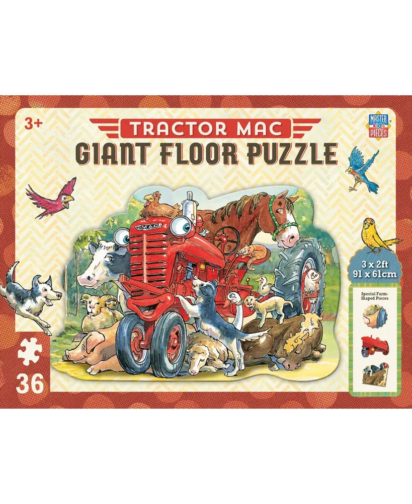 Masterpieces Tractor Mac 36 Piece Floor Jigsaw Puzzle for Kids