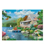 Masterpieces Memory Lane - Lakeside Memories 300 Piece Ez Grip Puzzle