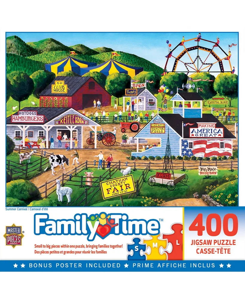 Masterpieces Family Time - Summer Carnival 400 Piece Jigsaw Puzzle