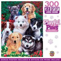 Masterpieces Playful Paws - Fluffy Fuzzballs 300 Piece Ez Grip Puzzle