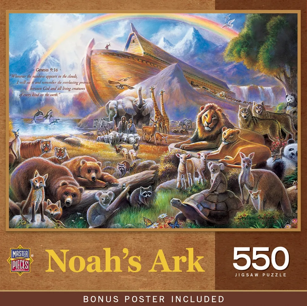 Masterpieces 500 Piece Jigsaw Puzzle for Adults - Noah's Ark