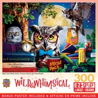 Masterpieces 300 Piece Ez Grip Puzzle - Night Owls Study Group