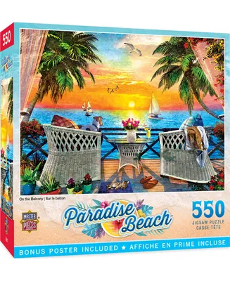 Masterpieces Paradise Beach - On the Balcony 550 Piece Jigsaw Puzzle