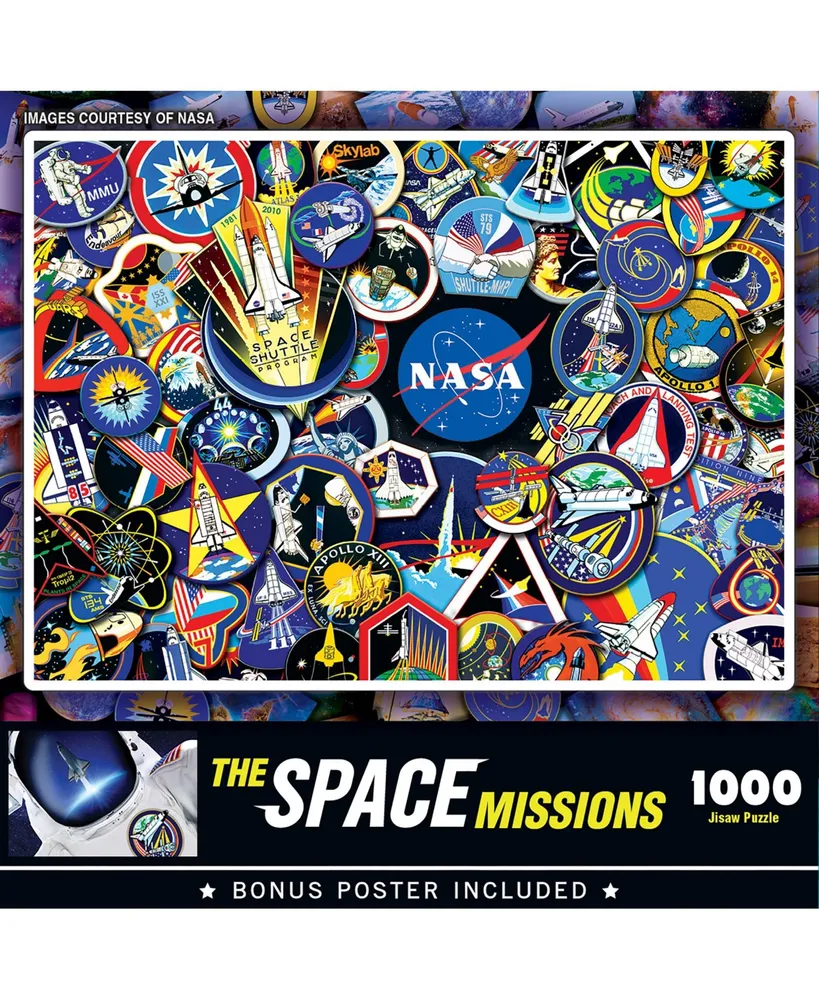 Masterpieces The Space Missions - 1000 Piece Jigsaw Puzzle for Adults