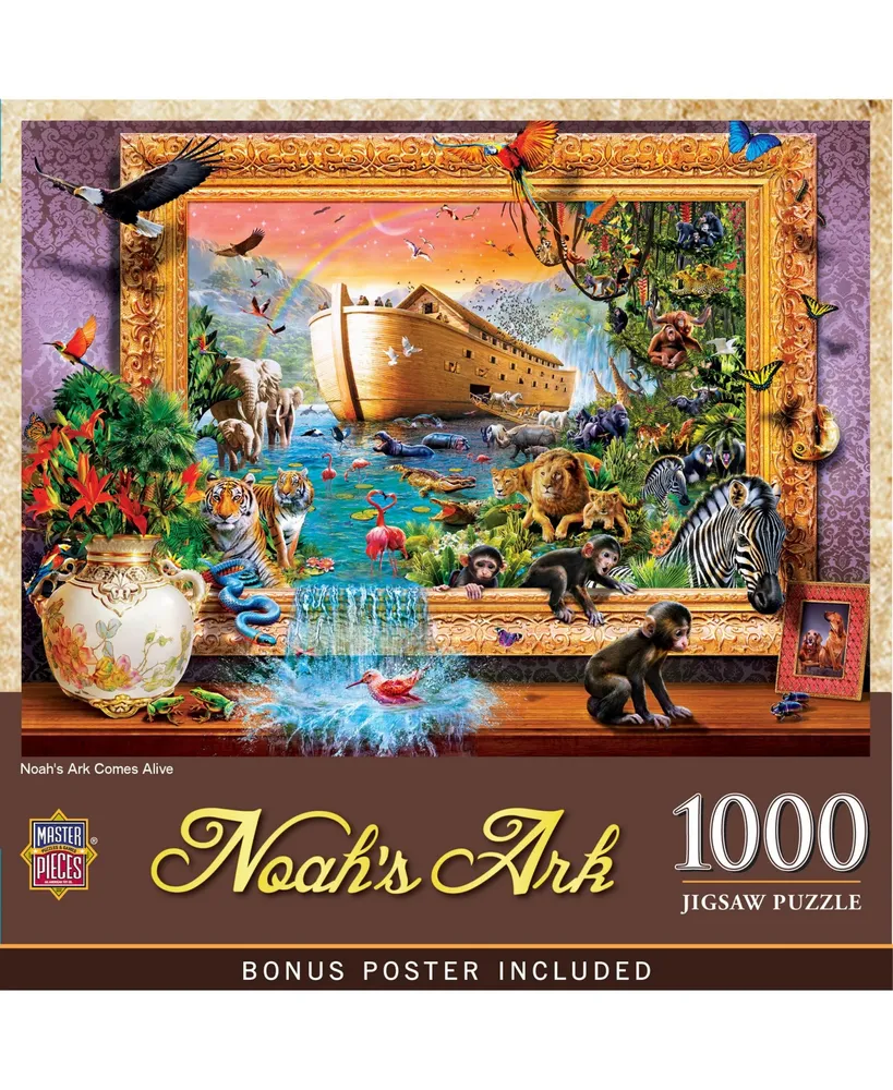 Masterpieces Noah's Ark Comes Alive - 1000 Piece Jigsaw Puzzle