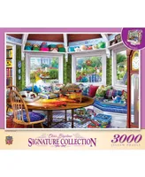Masterpieces Signature Collection - Puzzler's Retreat 3000 Piece Jigsaw Puzzle - Flawed
