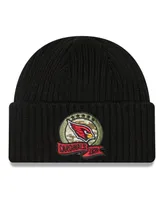 Men's New Era Black Arizona Cardinals 2022 Salute To Service Knit Hat