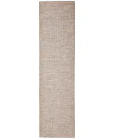 Liora Manne' Orly Texture 1'11" x 7'6" Runner Outdoor Area Rug