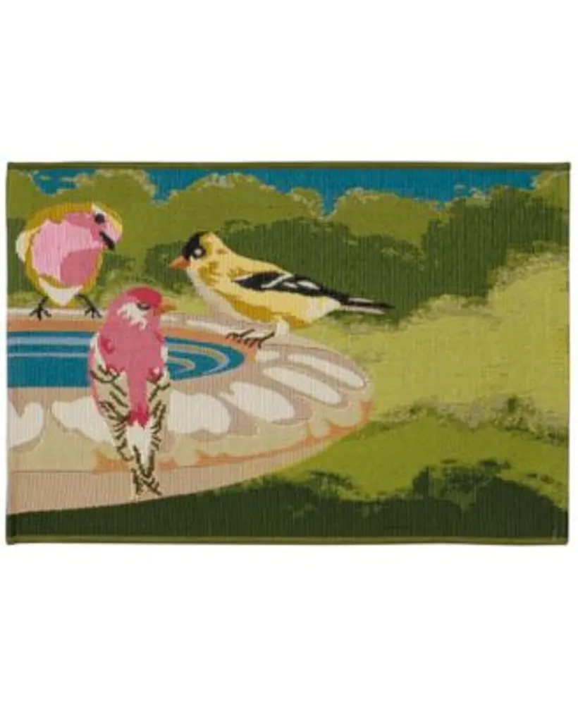 Liora Manne Esencia Bathing Birdies Area Rug