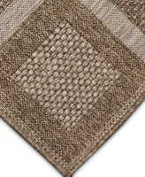 Liora Manne' Orly Squares 3'3" x 4'11" Outdoor Area Rug