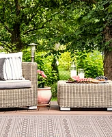 Liora Manne' Panel Stripe 3'3" x 4'11" Outdoor Area Rug