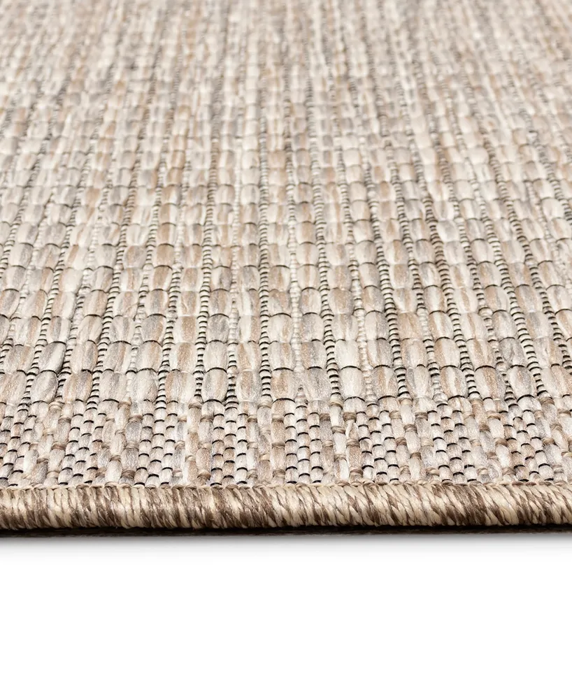 Liora Manne' Orly Texture 6'6" x 9'3" Outdoor Area Rug