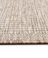 Liora Manne' Orly Texture 6'6" x 9'3" Outdoor Area Rug