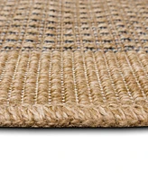 Liora Manne' Sahara Texture Border 3'3" x 4'11" Outdoor Area Rug