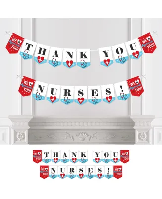 Thank You Nurses - Bunting Banner - Party Decorations - Thank You Nurses