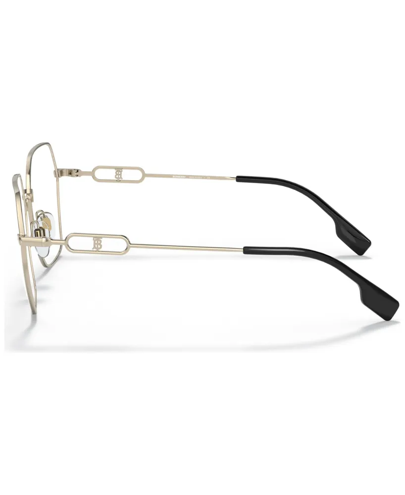 Burberry Women's Irregular Eyeglasses, BE136154-o - Light Gold