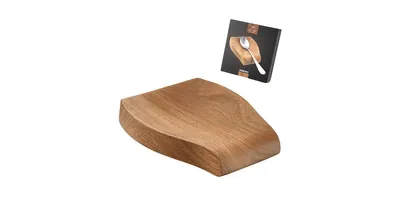 Zulay Kitchen Wood Spoon Rest For Kitchen