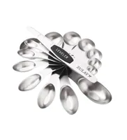 Zulay Kitchen Magnetic Measuring Spoons 8 Pc.