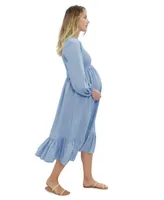 Women's Maternity Meadow Chambray Dress