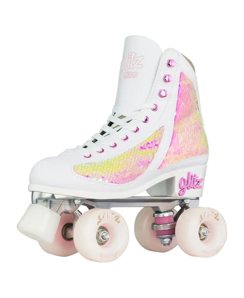 Crazy Skates Glitz Roller For Women And Girls - Dazzling Glitter Sparkle Quad