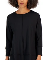 Jones New York Women's Serenity Knit 3/4 Sleeve Tunic Top