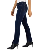 Jones New York Petite Lexington Mid-Rise Straight Jeans