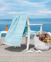 Linum Home Textiles Sea Breeze Pestemal Pack of 2 100% Turkish Cotton Beach Towel