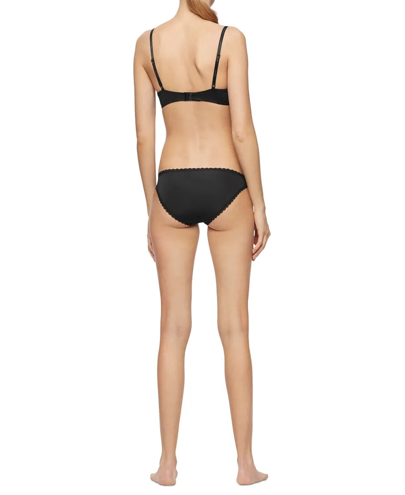 Calvin Klein Women's Lace-Trim Bikini Underwear QD3706