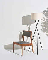 Jaxon 60" Led Contempoary Tripod Floor Lamp with Drum Shade