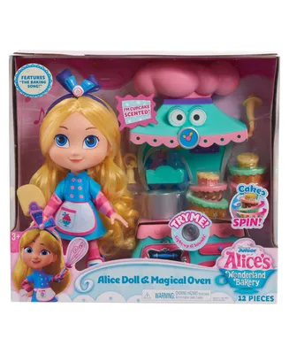 Alice's Wonderland Bakery Alice Doll and Magical Oven Set, 8 Piece