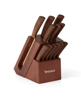 Hampton Forge 13 Piece Raintree Copper Block Cutlery Set