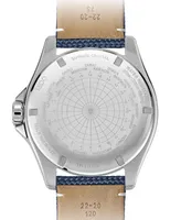 Mido Men's Swiss Automatic Ocean Star Gmt Blue Fabric Strap Watch 44mm