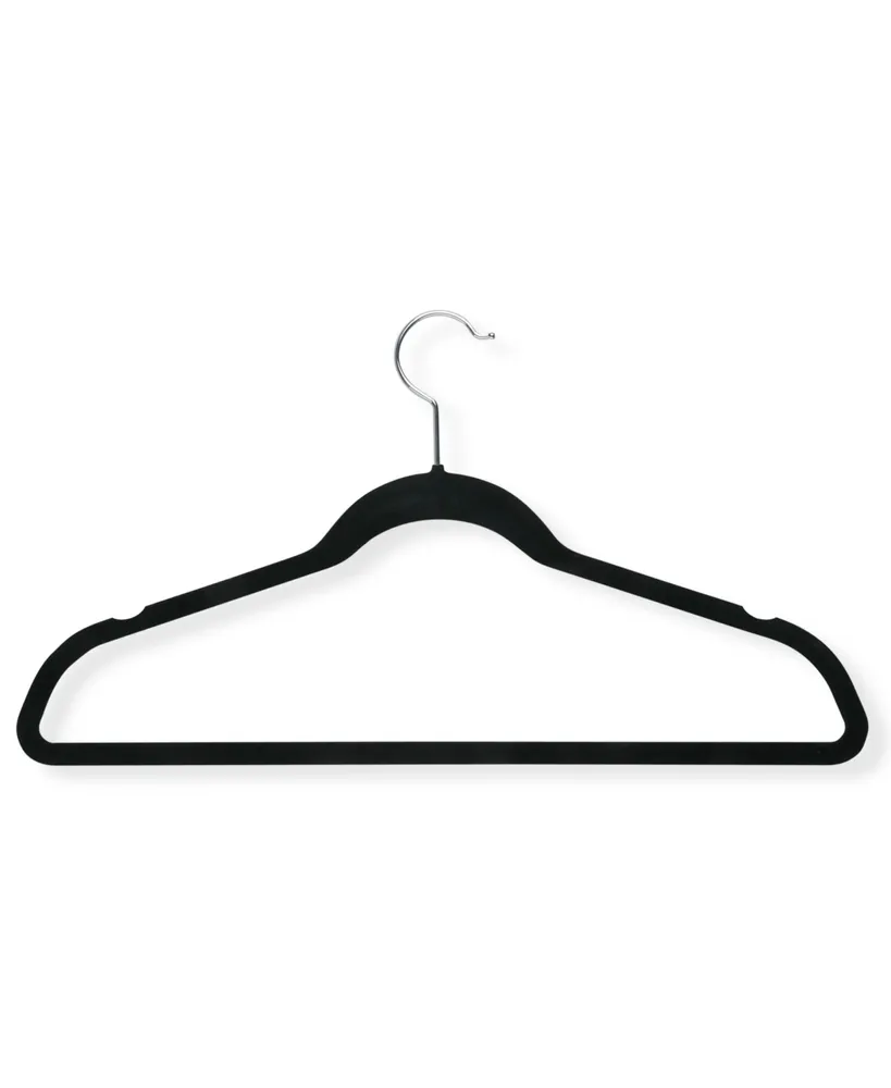 Honey Can Do Slim-Profile Non-Slip Velvet Hangers Set, 20 Pieces