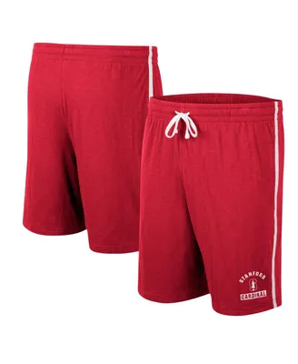 Men's Colosseum Cardinal Stanford Thunder Slub Shorts