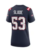 Women's Nike Chris Slade Navy New England Patriots Game Retired Player Jersey