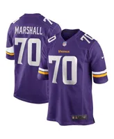 Men's Nike Jim Marshall Purple Minnesota Vikings Game Retired Player Jersey