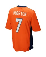 Men's Nike Craig Morton Orange Denver Broncos Game Retired Player Jersey