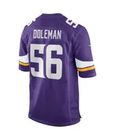 Men's Nike Chris Doleman Purple Minnesota Vikings Game Retired Player Jersey