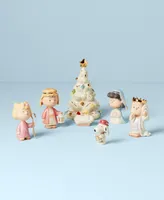 Lenox Peanuts 7 Piece Christmas Pageant Figurines