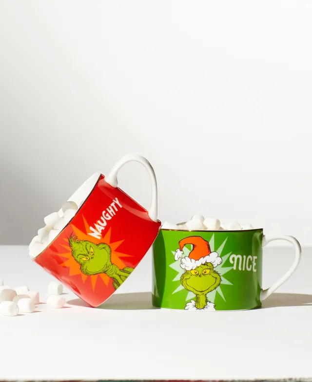 Merry Grinchmas Naughty & Nice Mugs