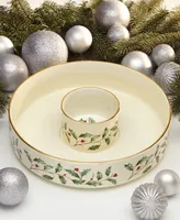 Lenox Holiday Chip & Dip Set