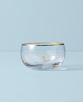 Lenox Holiday Gold Glass Nut Bowl