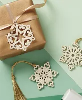 Lenox Mini Snowflake 3-piece Ornament Set