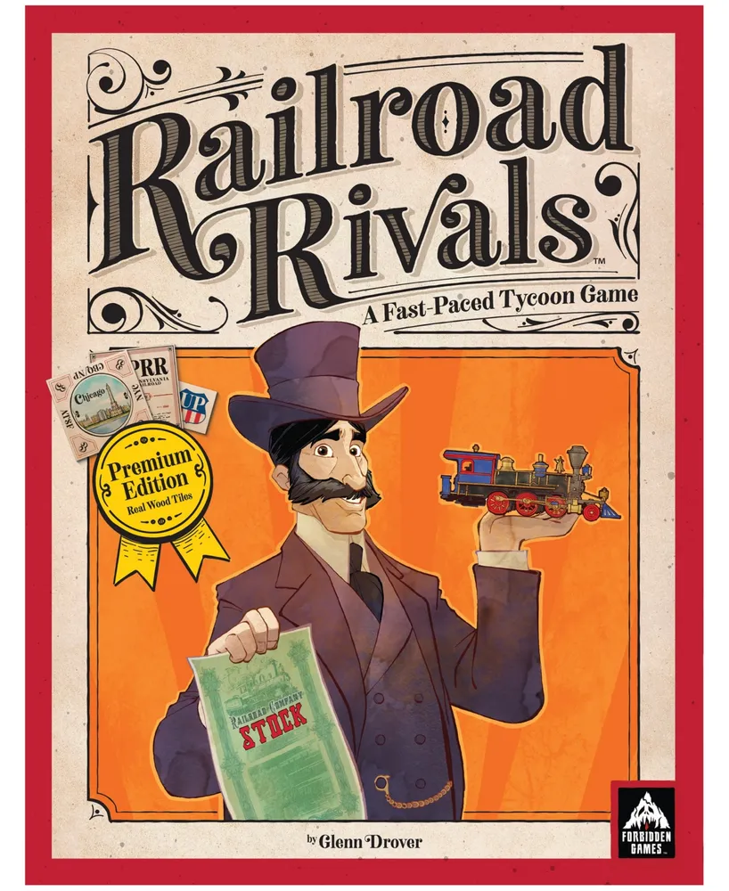 Forbidden Games Railroad Rivals Premium Edition Set, 251 Piece