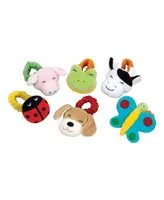 Kaplan Early Learning Wrist Rattles - Set of 6