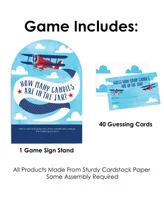 Taking Flight Airplane Baby Shower or Birthday Party Candy Guessing Game