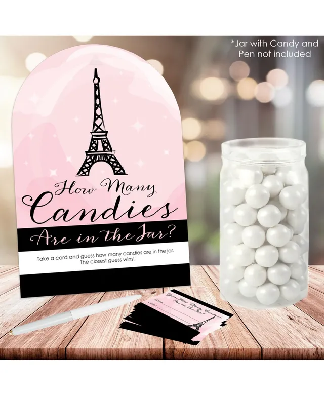 Big Dot of Happiness Paris, Ooh La La - Paris Themed Baby Shower or  Birthday Party Game Scratch Off Cards - 22 Count