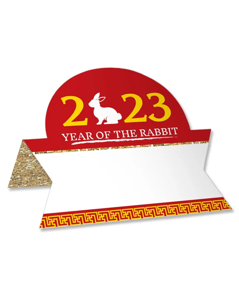 Big Dot of Happiness Chinese New Year - Decorations DIY 2024 Year of The Dragon Essentials - Set of 20